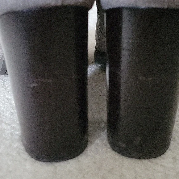 Cole Haan Gray Suede Glendale Bucklet Ankle Boot - Picture 6 of 7